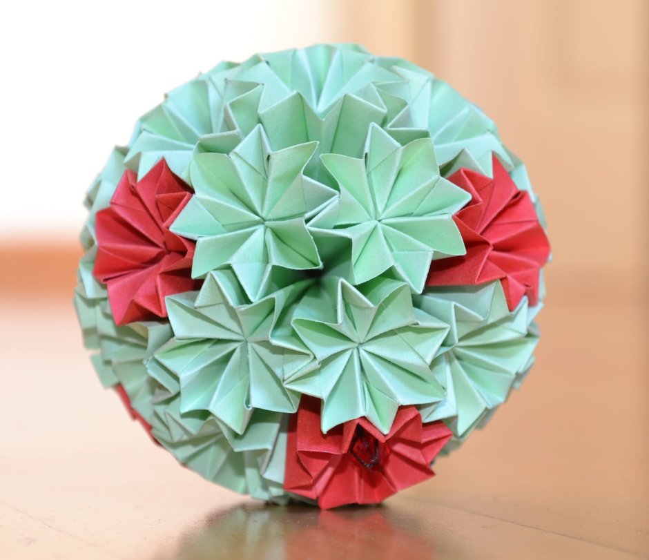 Оригами шар