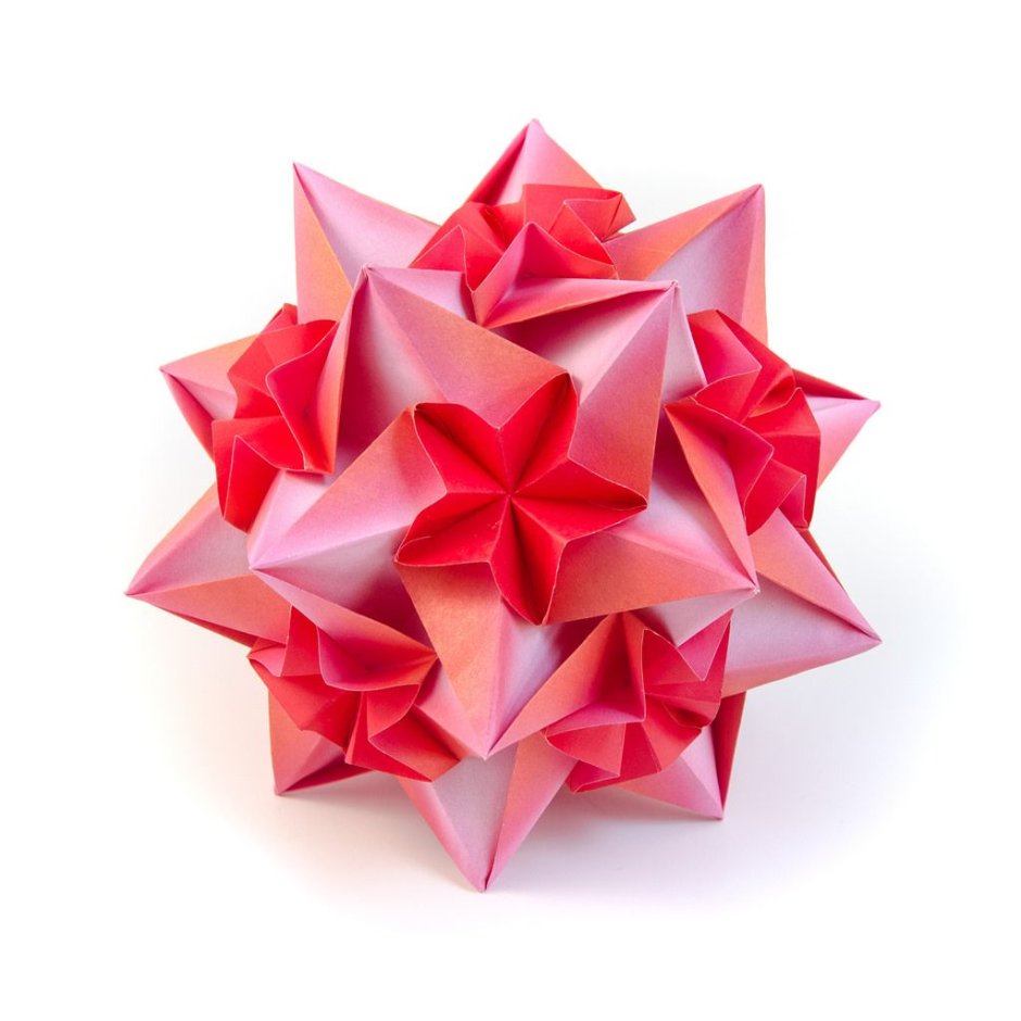 Оригами шар кусудама Электра