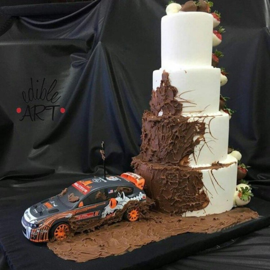 Торт автомобильная тематика