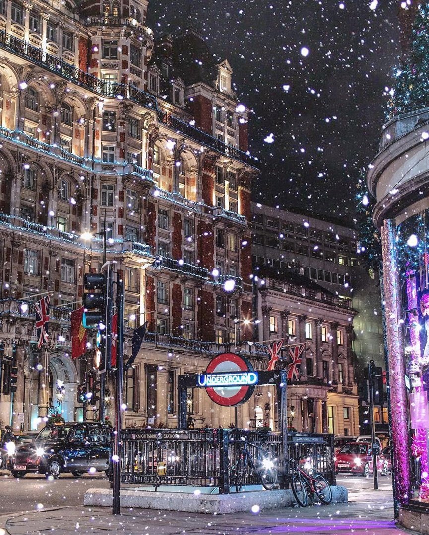 Англия Лондона зима