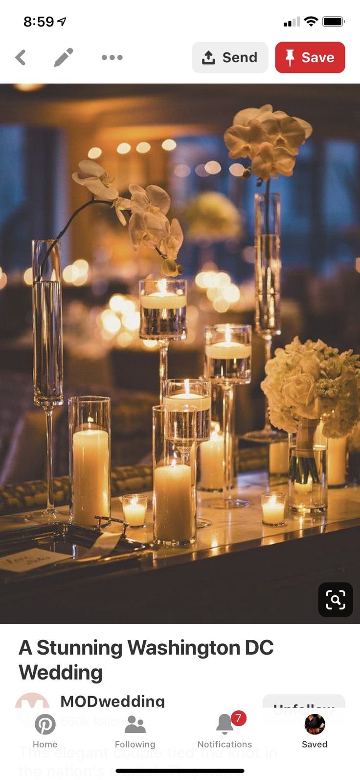 Плавающие свечи в декоре свадьбы