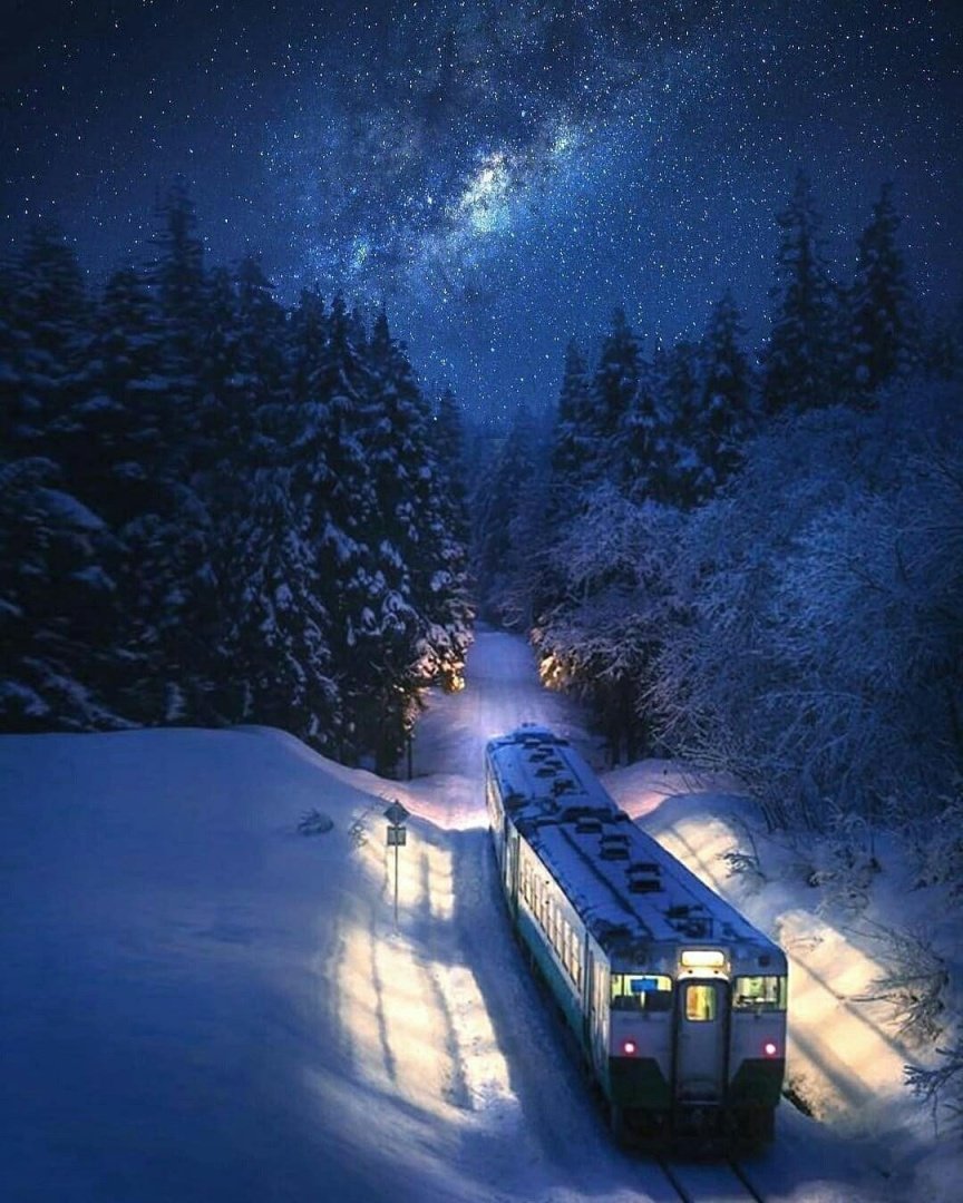 Красивый поезд