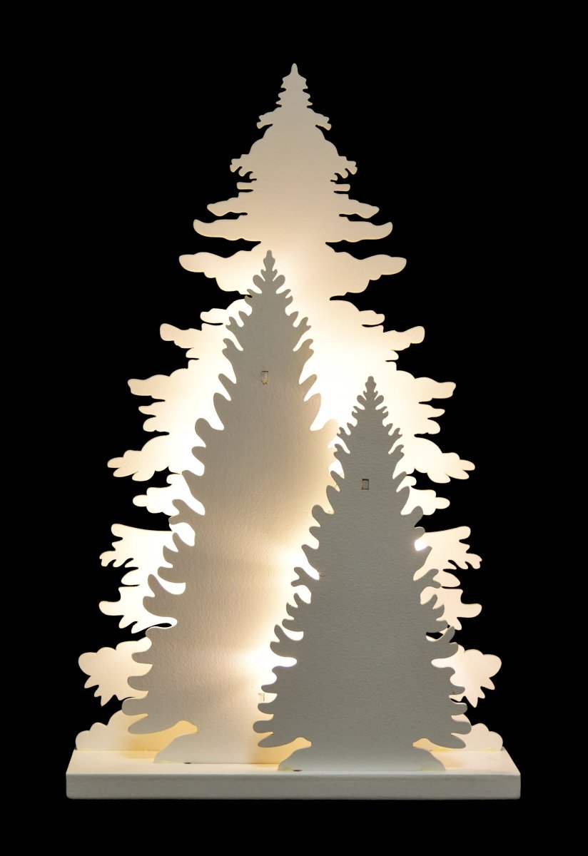 Новогодний светильник Звездный лес 36*22 см