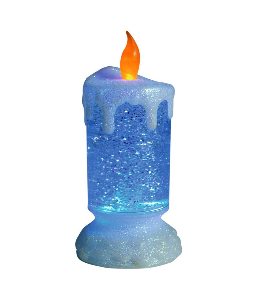 Светодиодная свечка Новогодняя sequinned led Candle