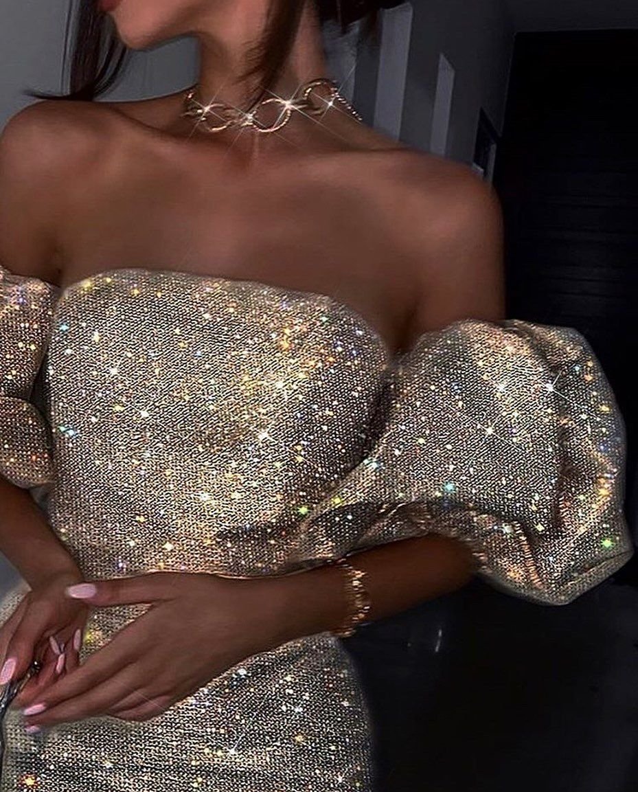 Золотое платье Malina Fashion