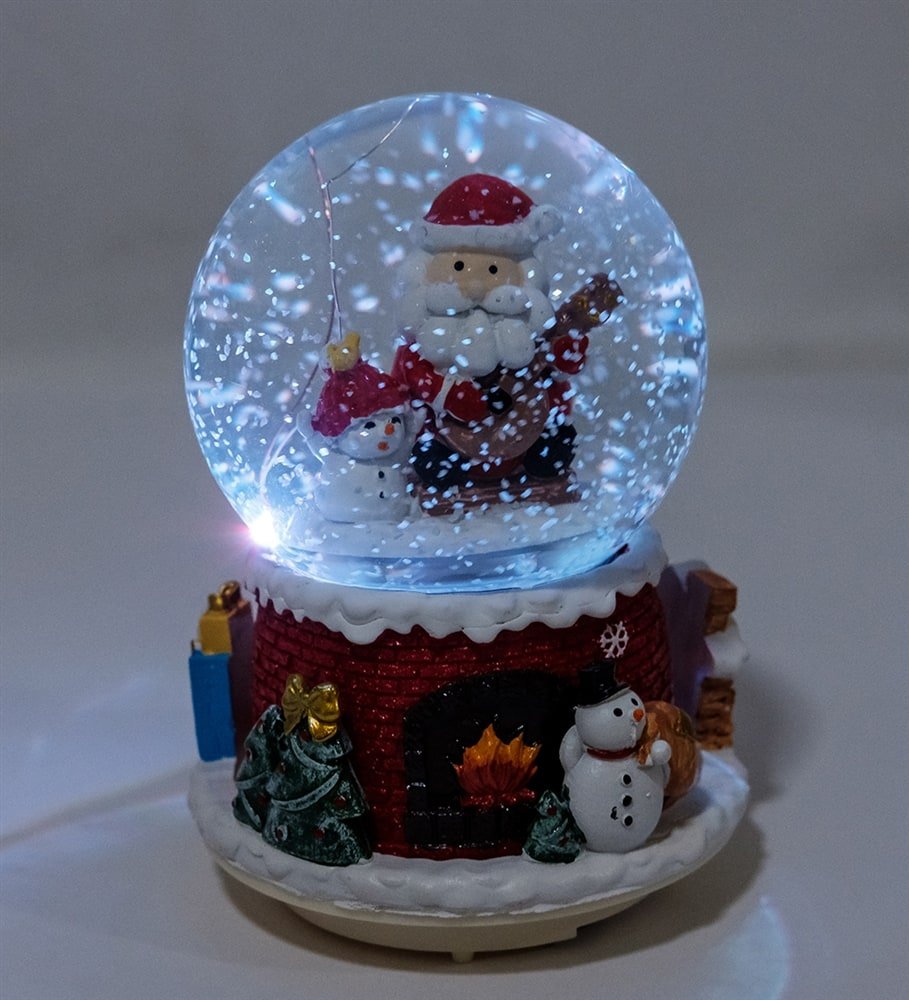 Снежный шар с подсветкой