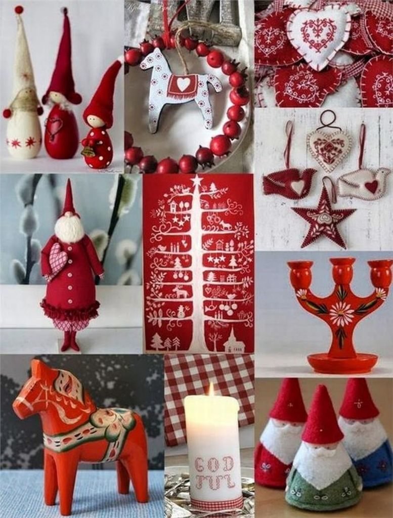 Скандинавские Рождественские украшения