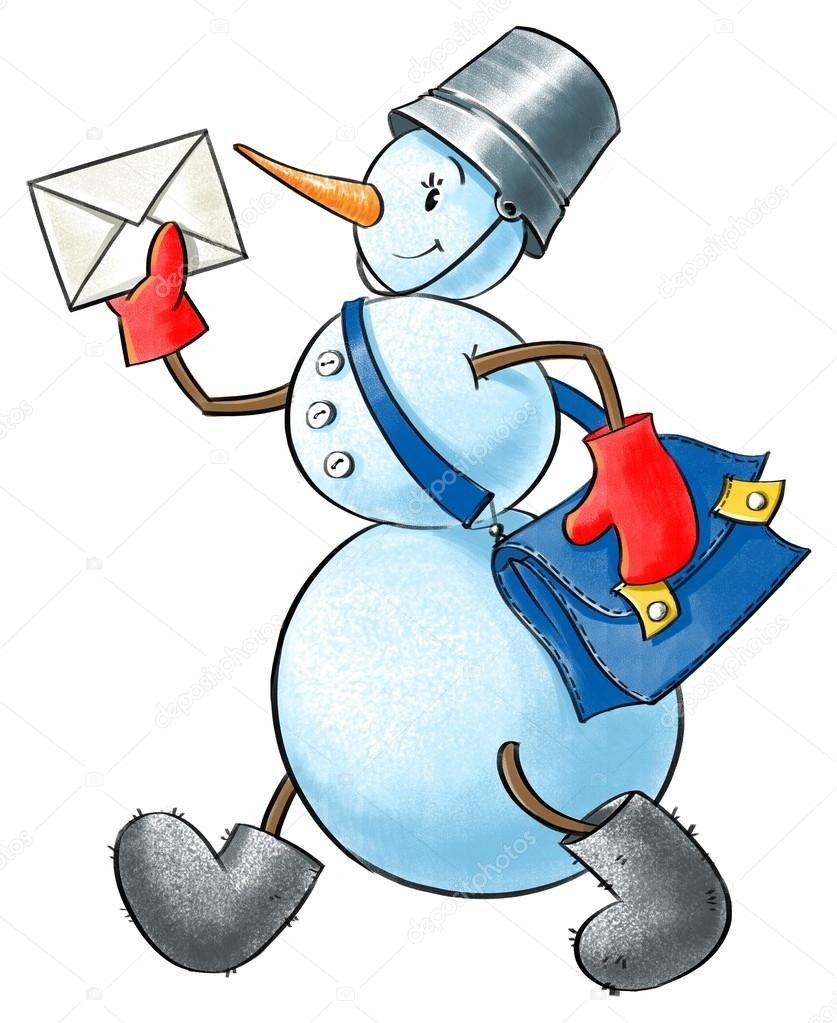 Снеговик почтальон