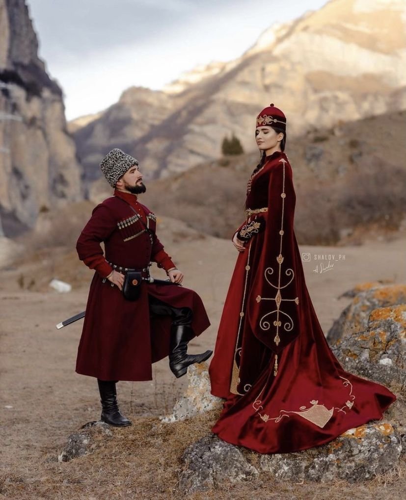 Национальный костюм дагестанцев