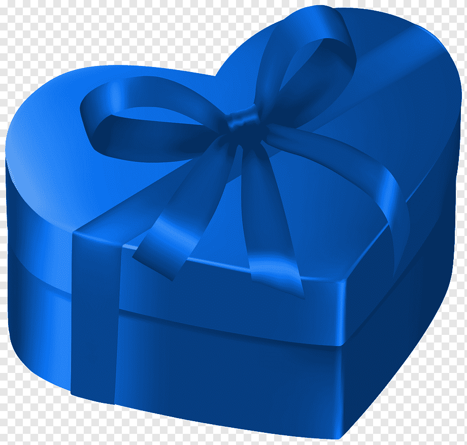 Подарок синий