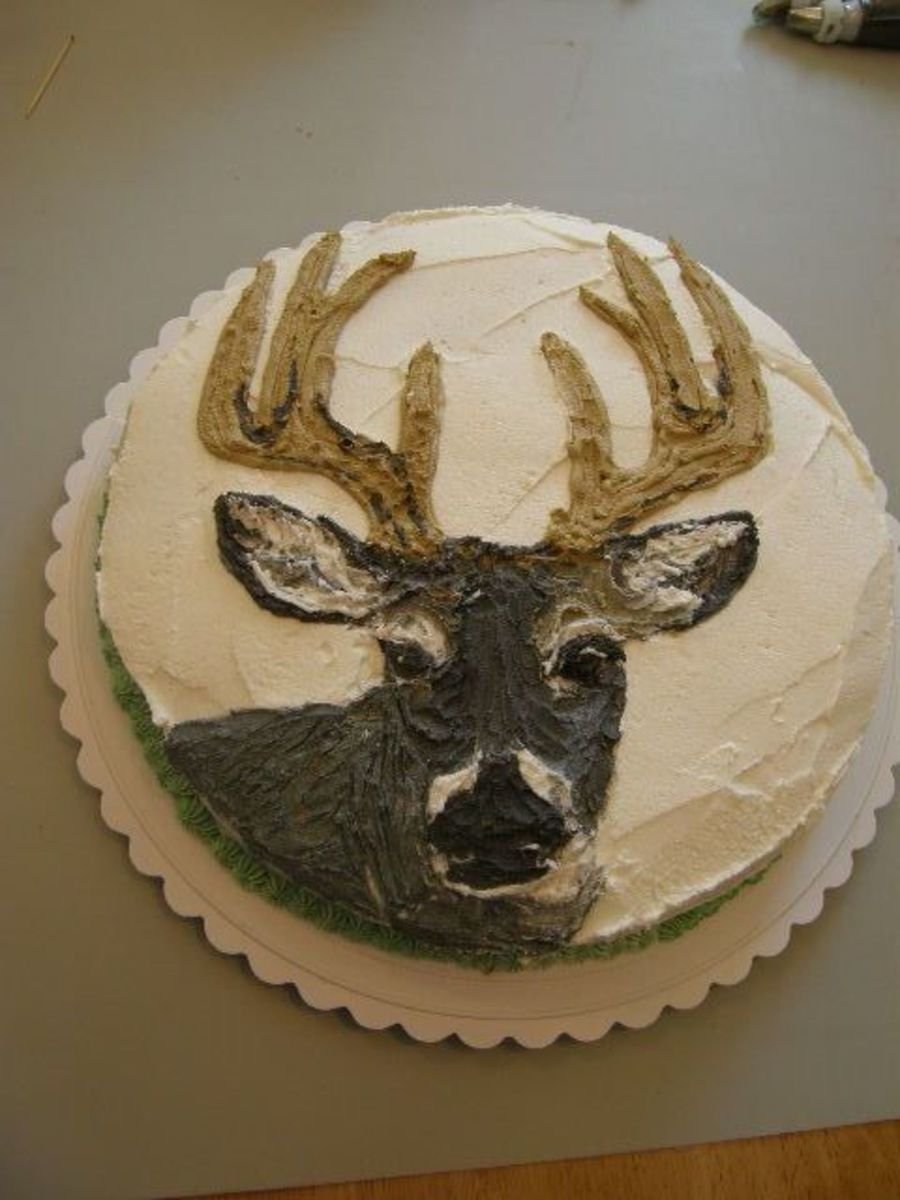 Тортик в виде оленя