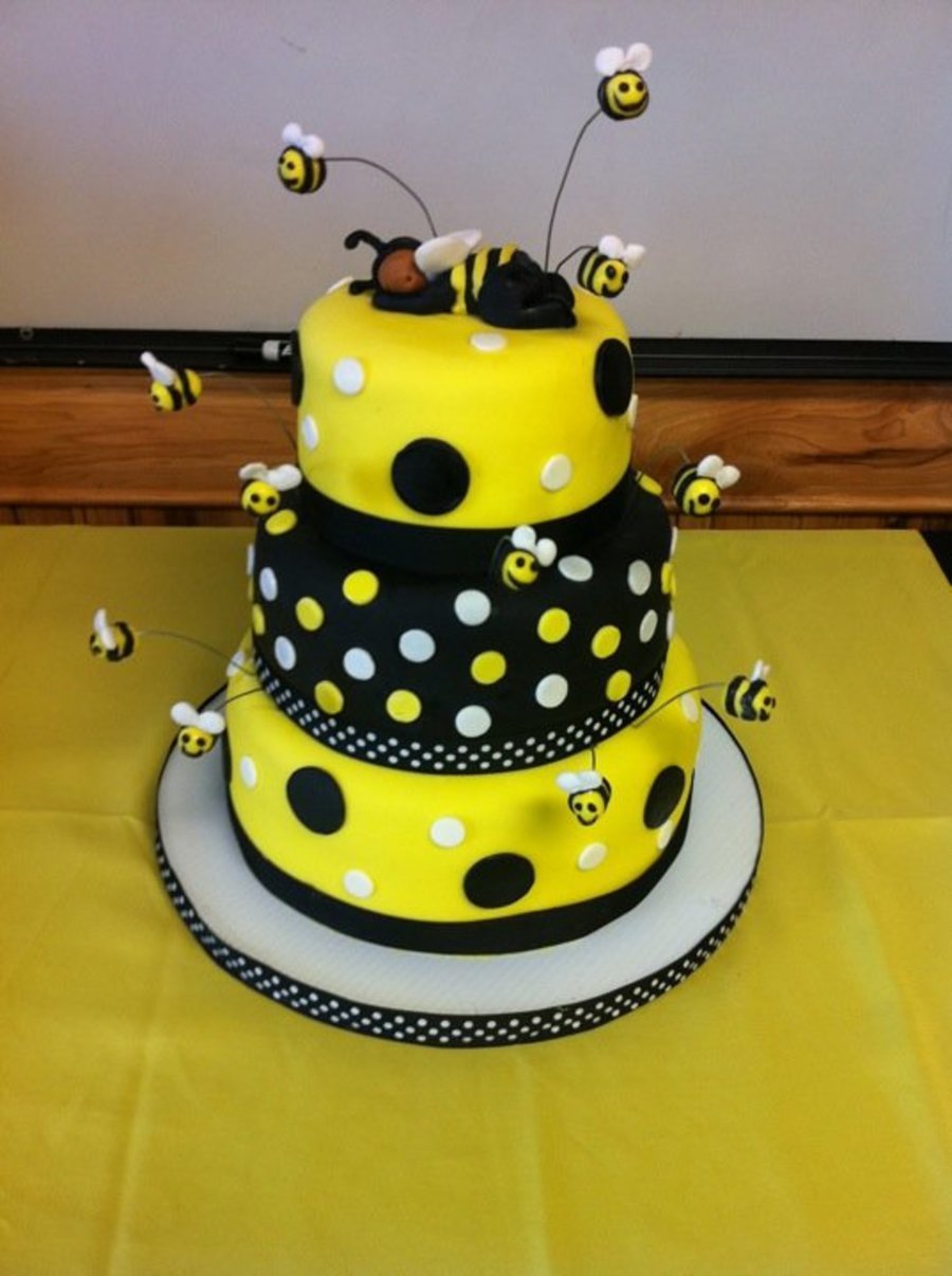 Торт в стиле пчелы
