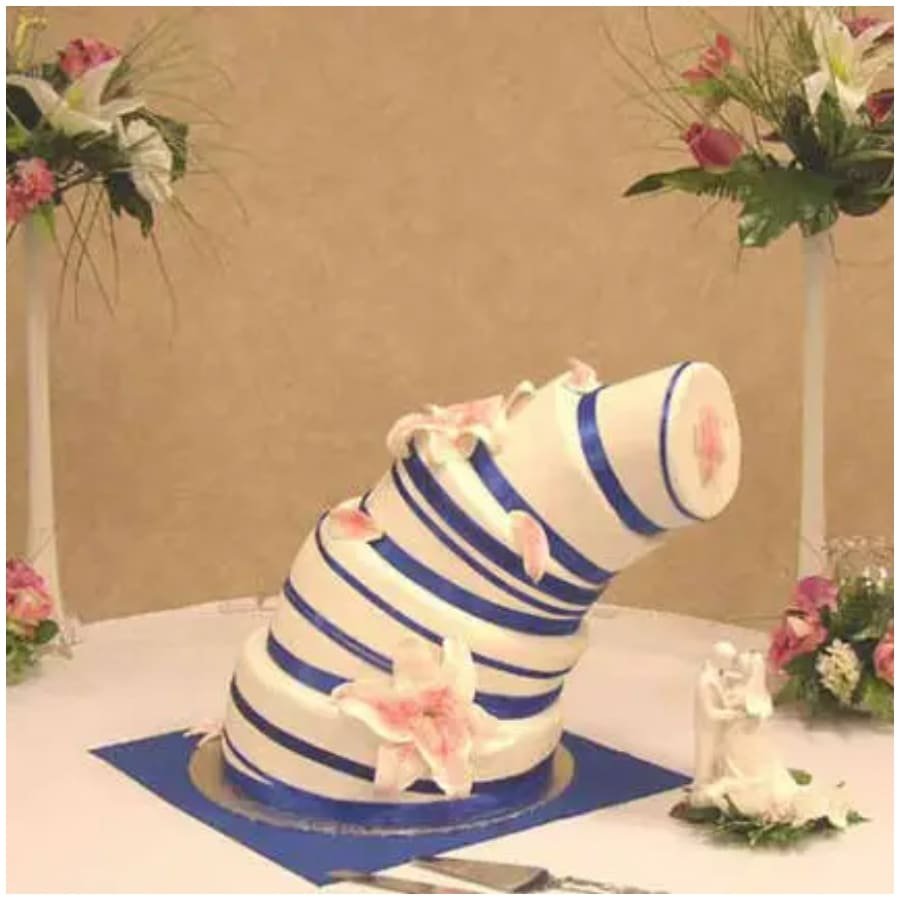 Нелепые Свадебные торты