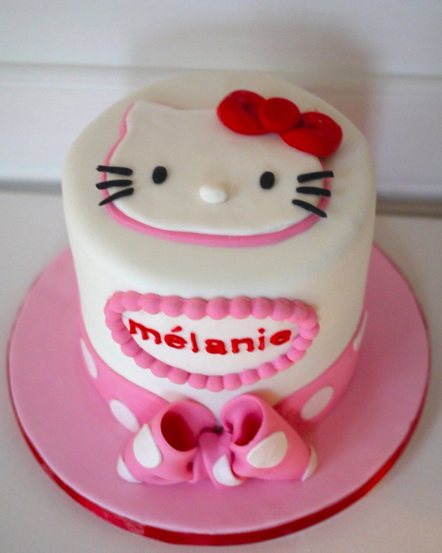 Торт торт в стиле hello Kitty