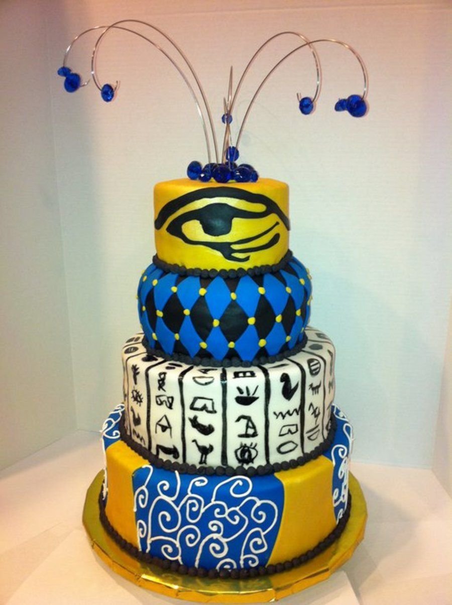 Торт для мальчика Египетский
