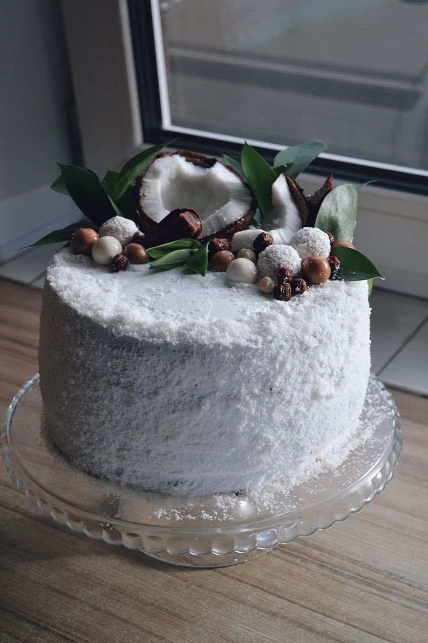 Маково кокосовый торт