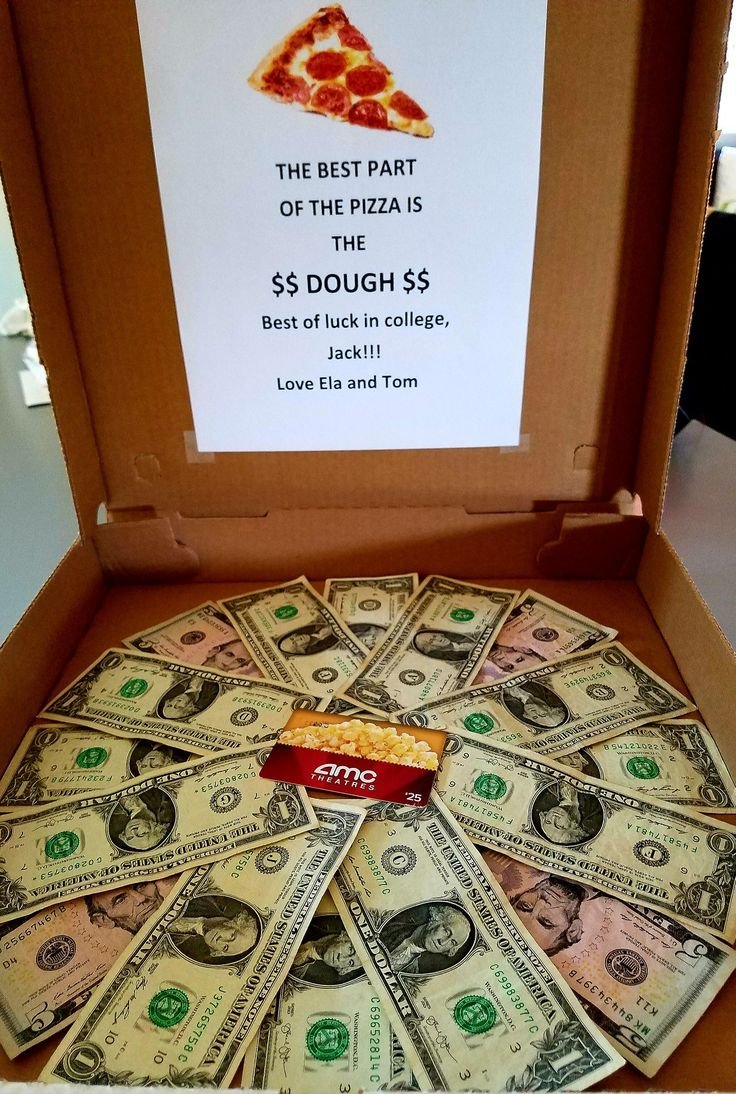 Пицца из денег