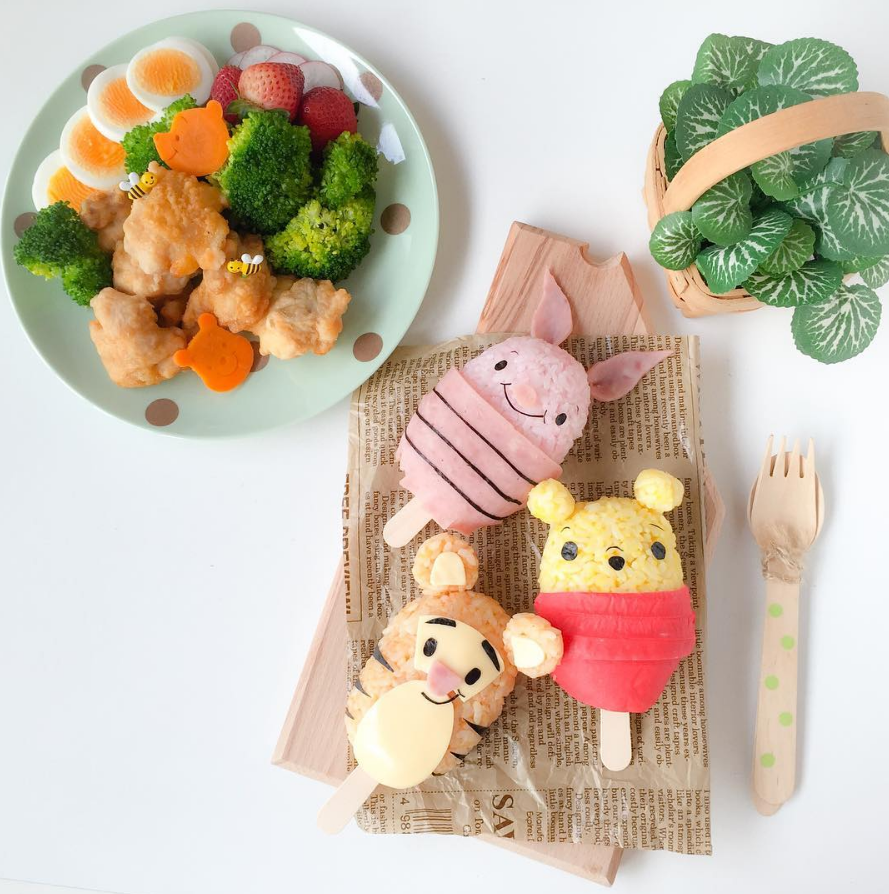 Японская еда для детей фигурная