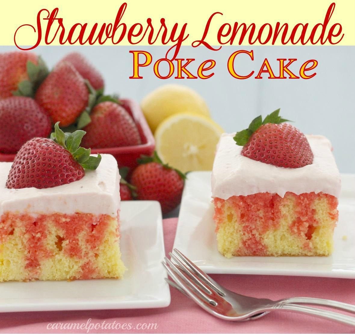 Strawberry Lemonade Cake Recipe. Strawberry Lemonade Cake.