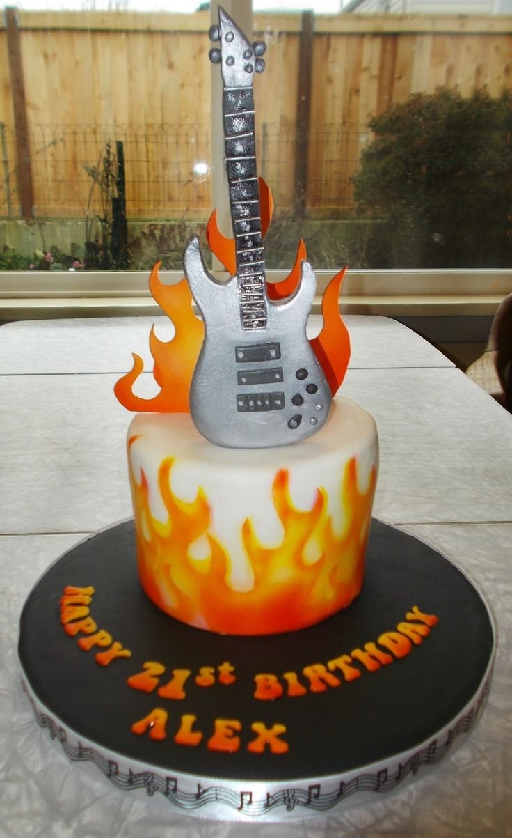 Торт для бас гитариста