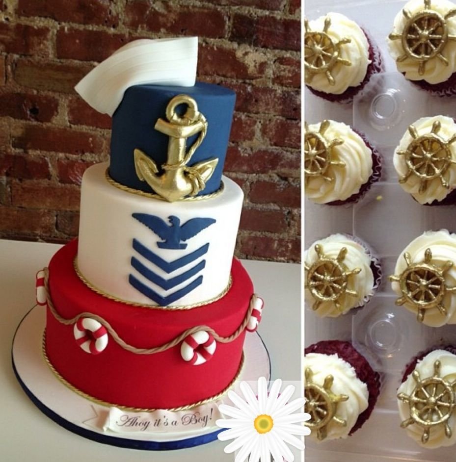 Торт в военно-морском стиле