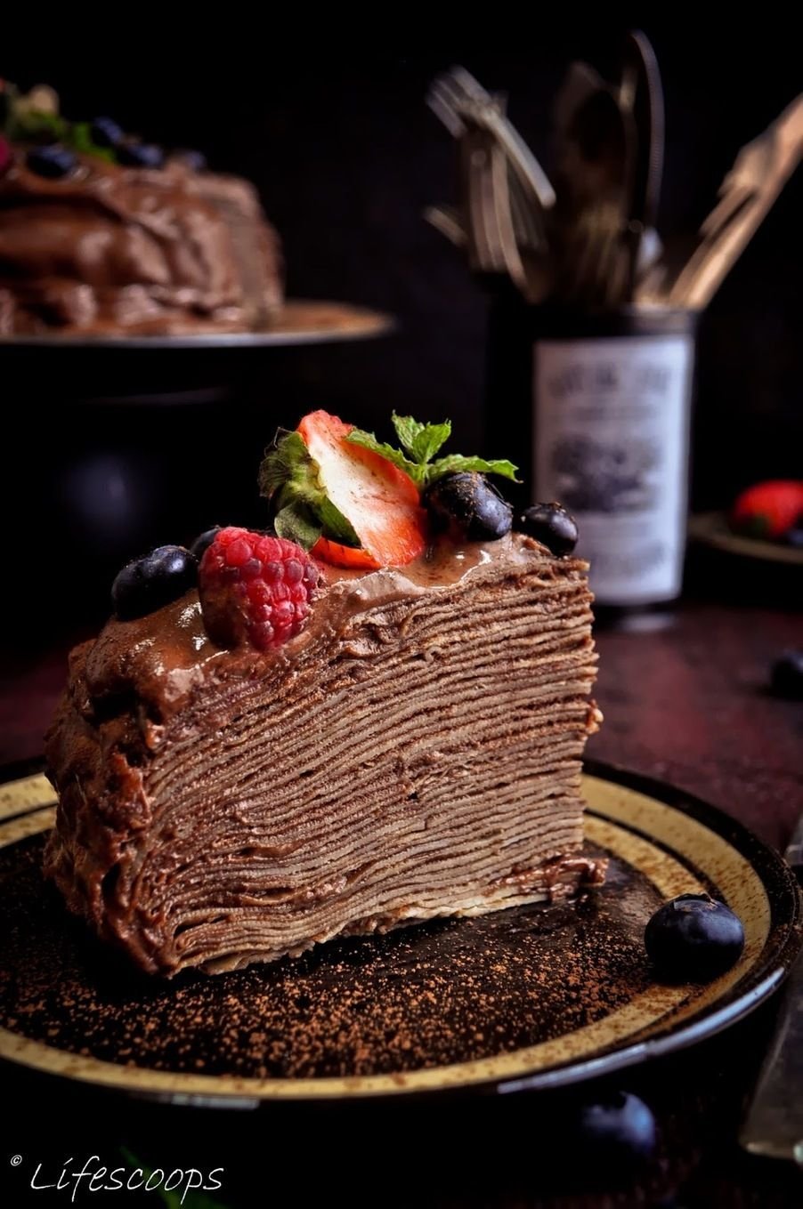 Блинный торт французский Крепвиль