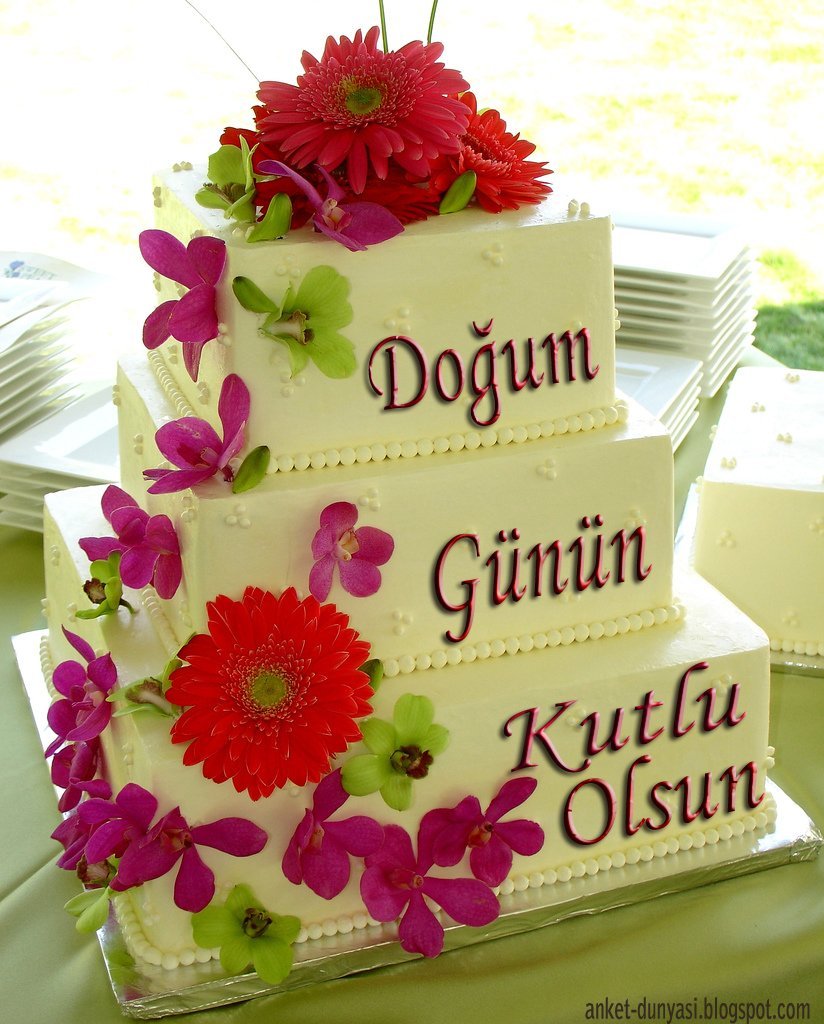 С днём рождения на турецком языке