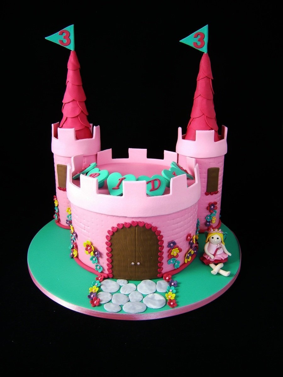 Торт замок детский