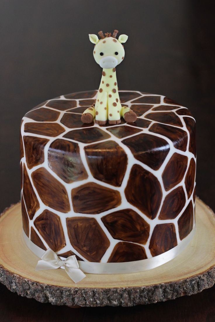 Торт с жирафами