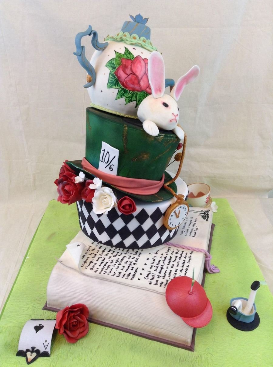 Кондитер торт Алиса в стране чудес