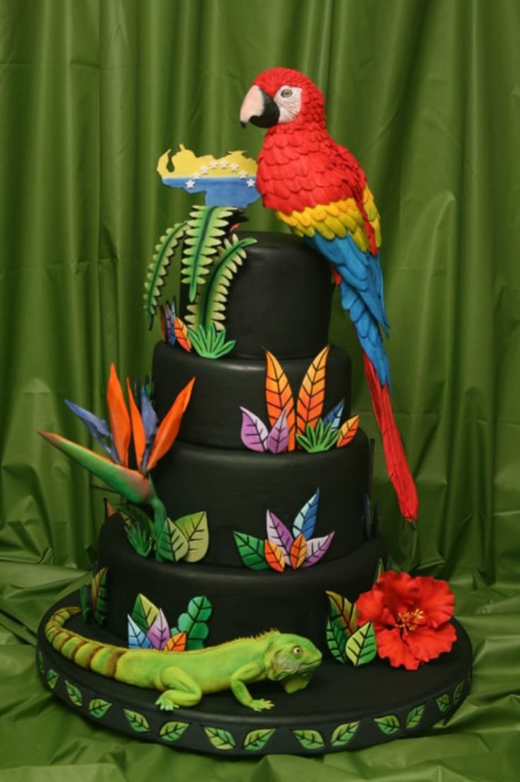 Торт с «попугаем»