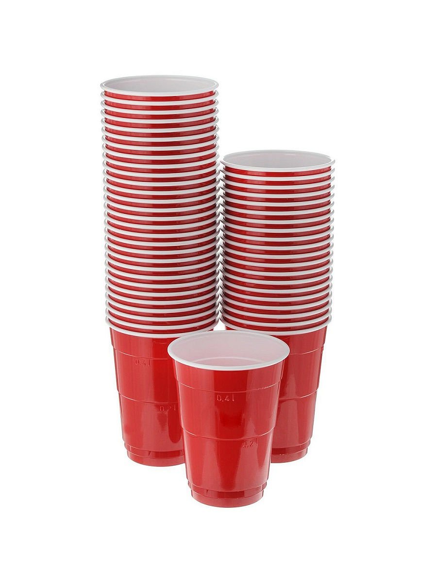 400мл стаканы Huhtamaki Party Cups 50шт