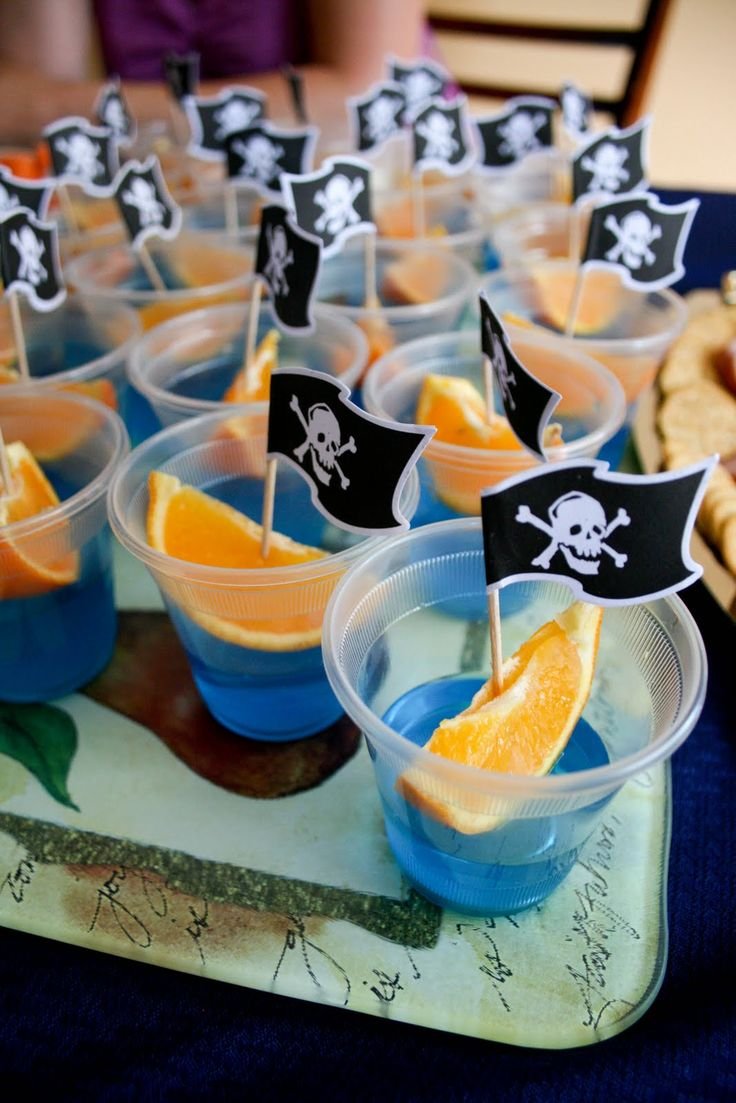 Пиратская вечеринка угощения