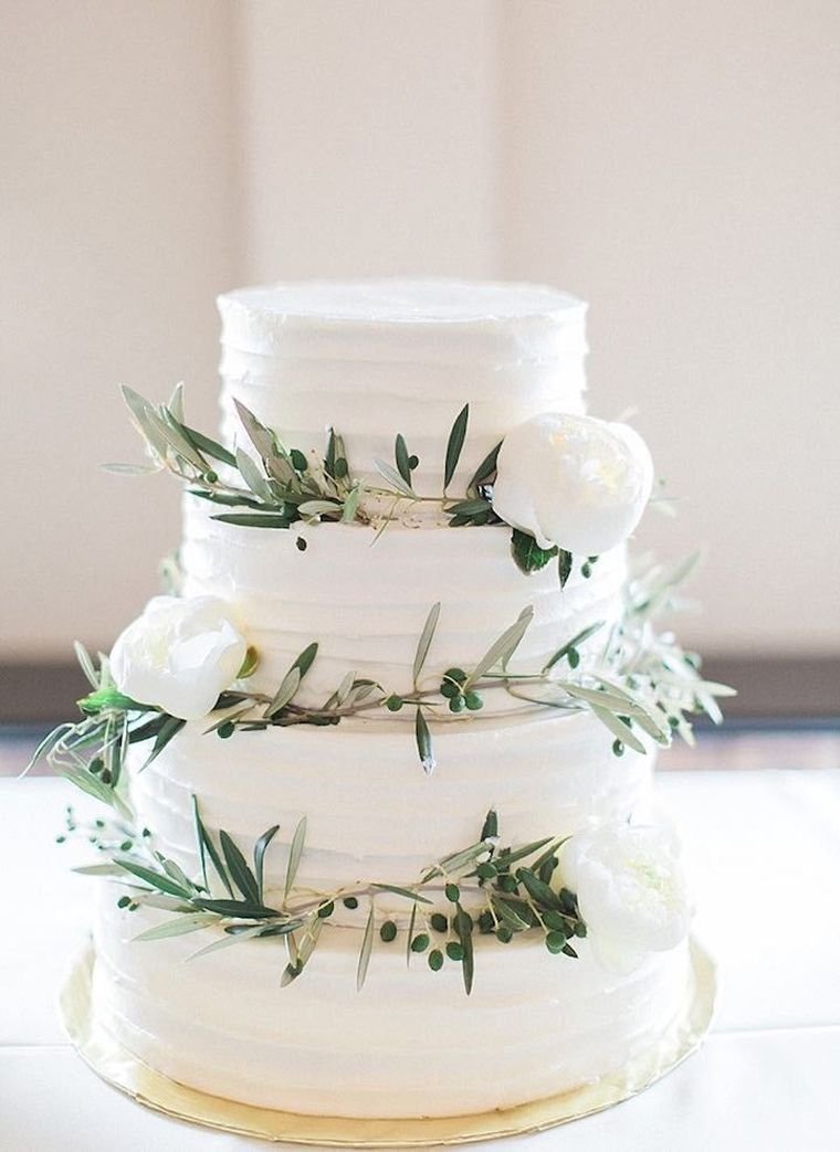 Минималистичные Свадебные торты