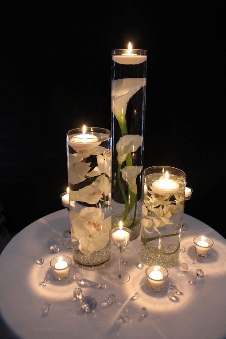 Композиции с плавающими свечами