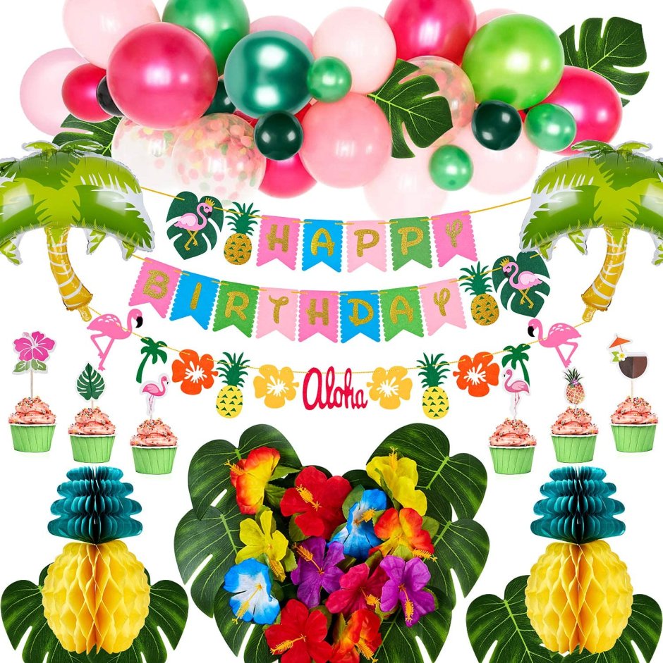 Decorations Beach Tropical Party