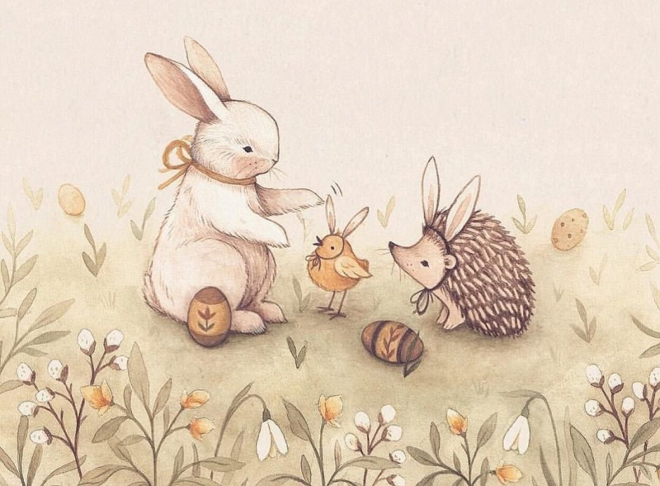 Happy Easter иллюстрации
