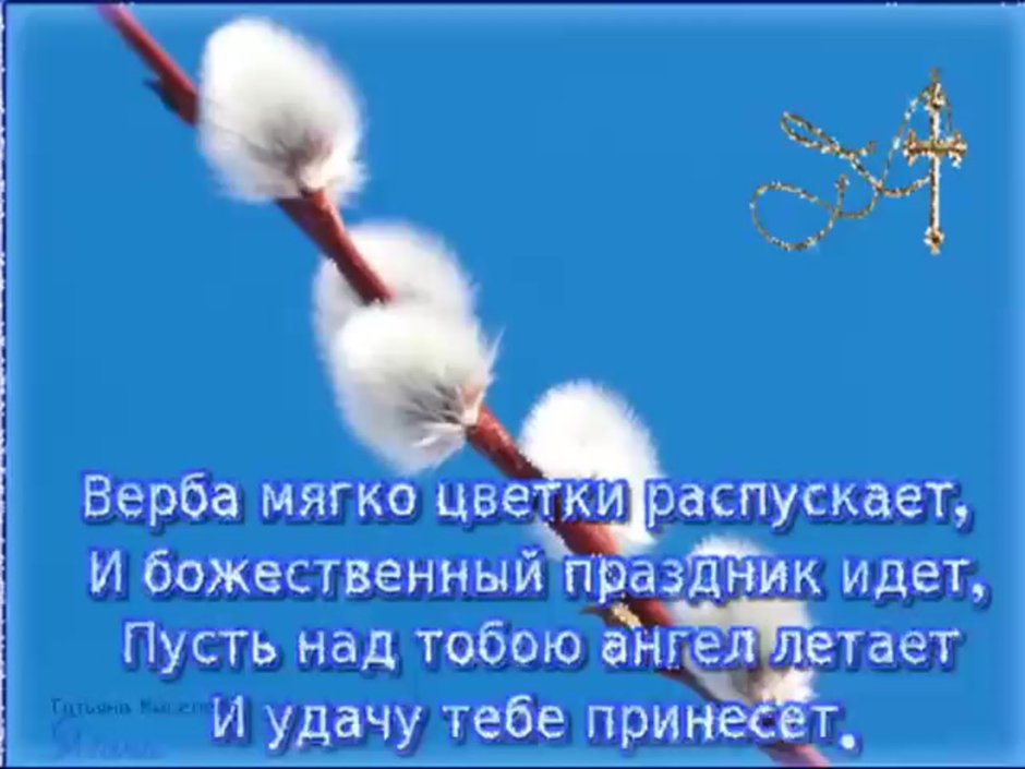 С Вербным воскресеньем открытки
