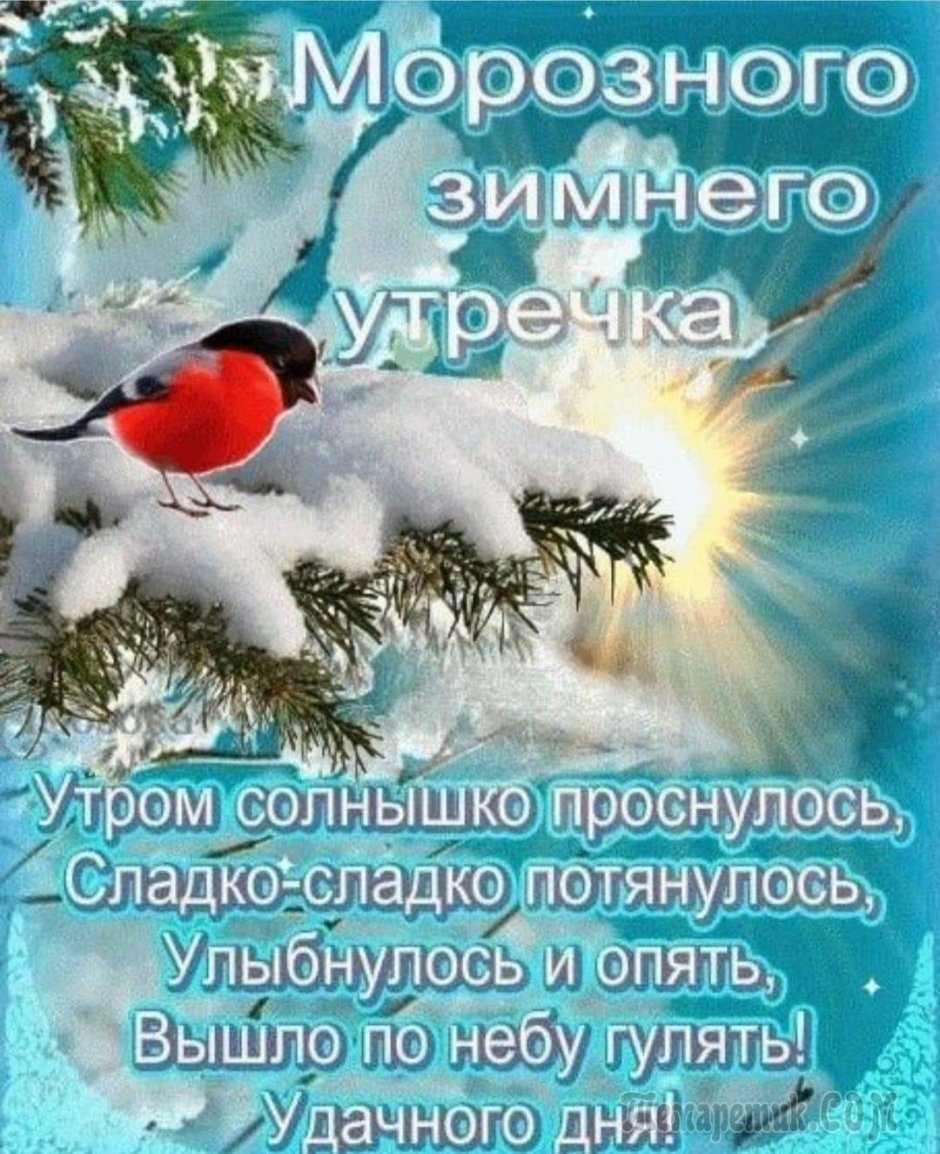 Доброе морозное утро