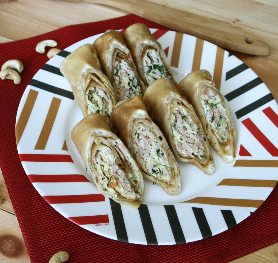 Закуска с блинчиками