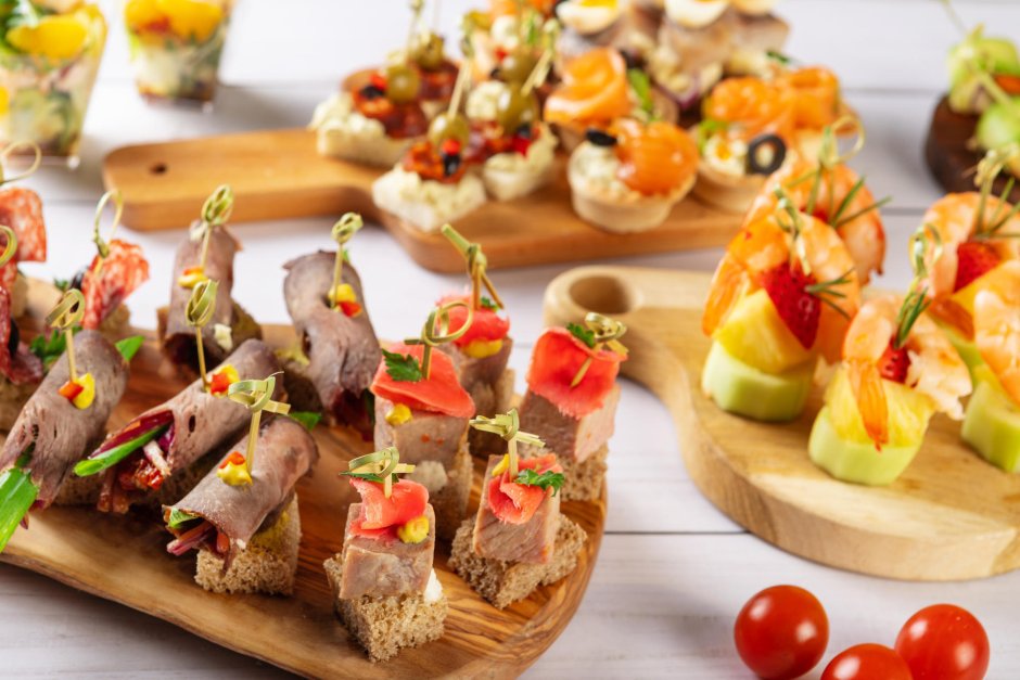 Закуски фуршетные кулечек