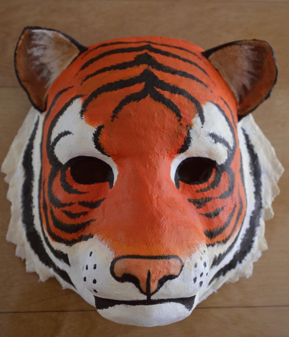 Морда тигра маска