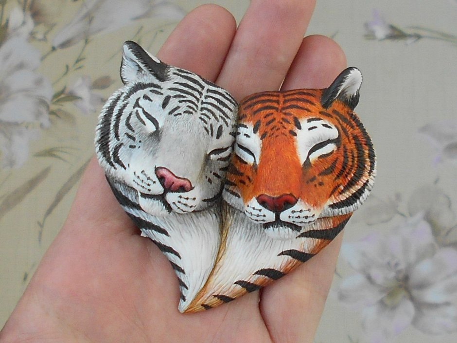 Тигр полимерная глина