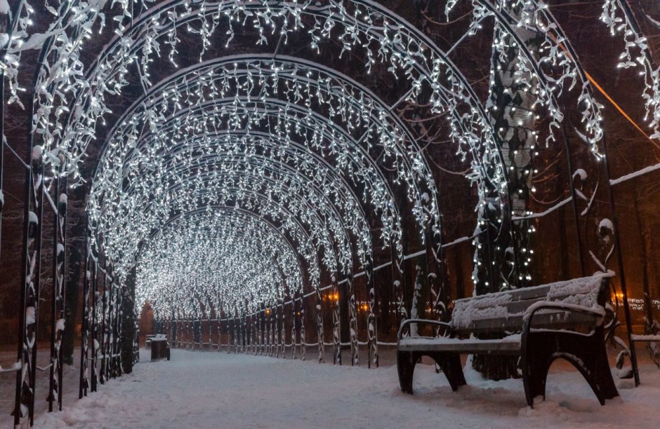 Тверской бульвар Москва зима