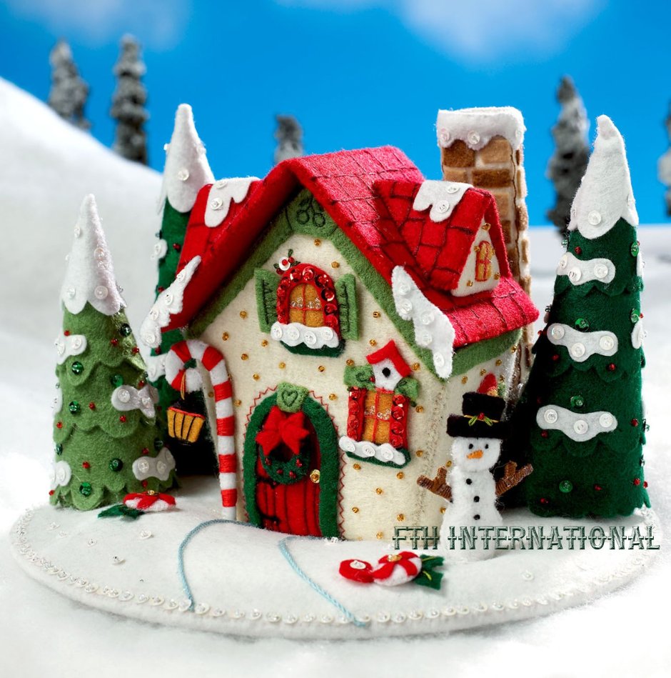 Bucilla felt Gingerbread House