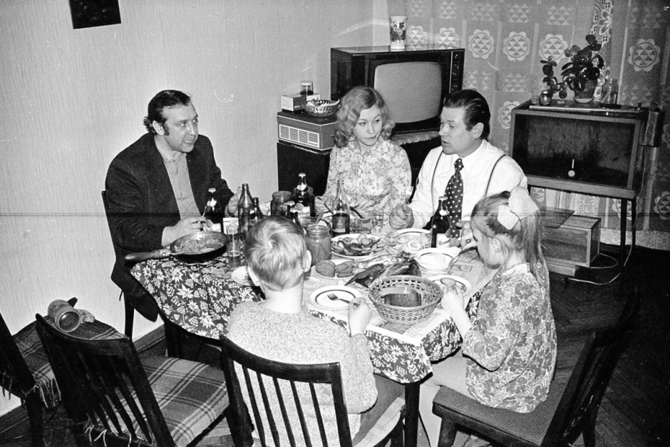Советская семья в 70х