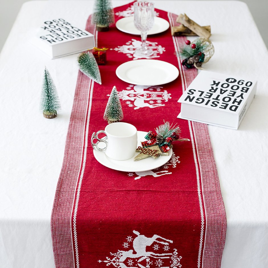 Новогодние скатерти Christmas Tablecloth