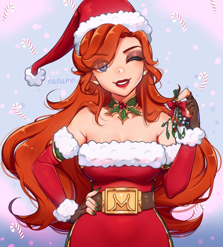 Candy Cane Miss Fortune