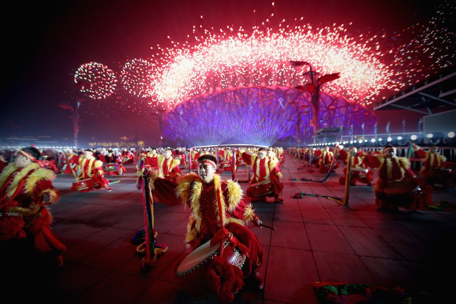Китайский новый год фейерверки