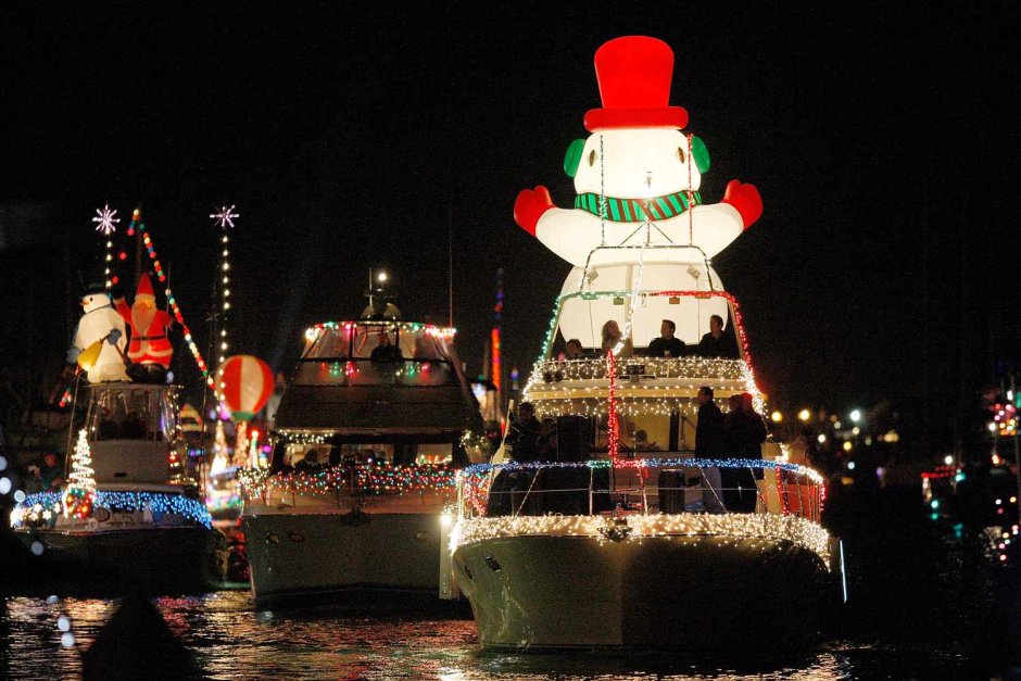 Рождественский парад яхт